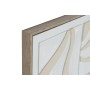 Cuadro Home ESPRIT Blanco Beige Abstracto Escandinavo 83 x 4,5 x 83 cm (2 Unidades)