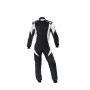 Combinaison Racing OMP FIRST EVO Noir/Blanc 60 Approuvé par la FIA
