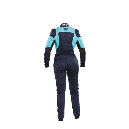 Combinaison Racing OMP FIRST ELLE Blue marine 44 Approuvé par la FIA