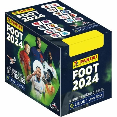 Lot d'autocollants Panini FOOT 2024 LIGUE 1 Noir (50 Pièces)