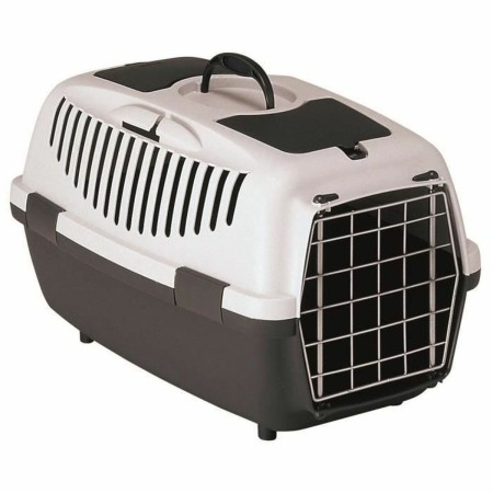 Cage de Transport Stefanplast Gulliver 61 x 40 x 38 cm Gris Métal PVC