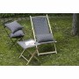 Chaise longue Jardin Prive Marron Gris 132 x 55 x 35 cm Bois de hêtre