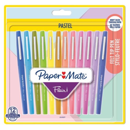 Ensemble de Marqueurs Paper Mate 2137277 12 Pièces