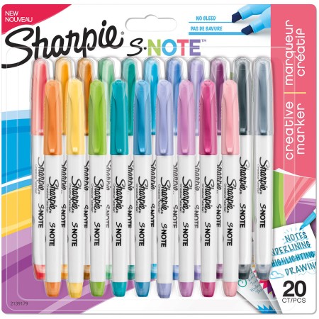 Ensemble de Marqueurs Sharpie 2139179 Multicouleur 20 Pièces