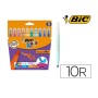 Ensemble de Marqueurs Bic 8289641 Multicouleur (10 Pièces)