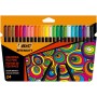 Ensemble de Marqueurs Bic 978035 Noir Multicouleur (24 Pièces)