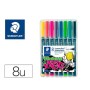 Ensemble de Marqueurs Staedtler 318 WP8-1 Vert (8 Pièces)