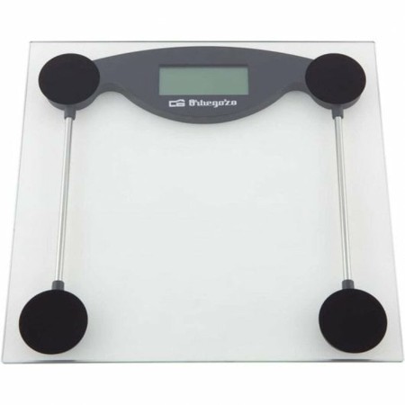 Báscula Digital de Baño Orbegozo Transparente Vidrio 150 kg