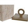 Caja-Joyero Home ESPRIT Beige Resina 15 x 15 x 24 cm