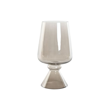 Bougeoir Home ESPRIT Transparent Verre 24 x 24 x 43 cm