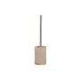 Brosse de salle de wc Home ESPRIT Beige Argenté Résine Bambou 9 x 9 x 37 cm