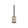 Brosse de salle de wc Home ESPRIT Marron Noir Beige Résine Acacia 9,5 x 9,5 x 38 cm