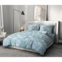 Parure de couette HOME LINGE PASSION 240 x 260 cm Bleu 3 Pièces