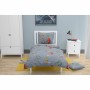 Parure de couette Roupillon robot Gris foncé 140 x 200 cm 2 Pièces