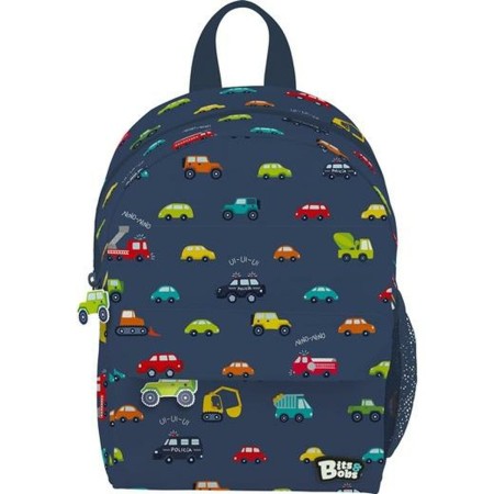 Mochila Escolar Bits&Bobs Cars Azul marino 28,5 x 21,5 x 10 cm