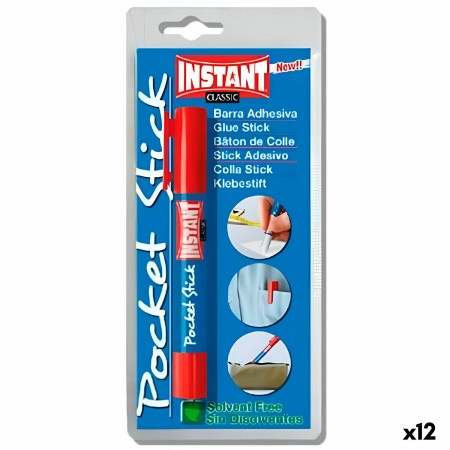 Bâton de colle INSTANT Pocket Stick Classic 5 g (12 Unités)