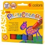 Bâtons de gouache solide Playcolor Basic One Multicouleur (24 Unités)