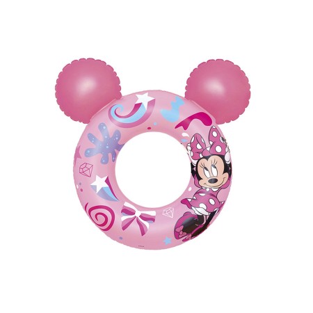 Bouée Bestway Minnie Mouse 74 x 76 cm Rose