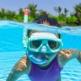 Gafas de Buceo con Tubo Infantiles Bestway Azul Turquesa Multicolor