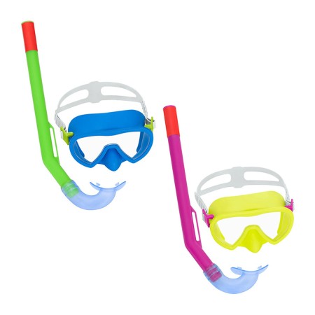 Gafas de Buceo con Tubo Infantiles Bestway Amarillo Azul Multicolor