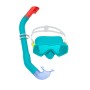 Gafas de Buceo con Tubo Infantiles Bestway Azul Negro Adulto (3 Unidades)