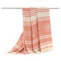 Serviette de plage Alexandra House Living Maca Corail 125 x 180 cm