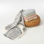 Serviette de plage Alexandra House Living Salines Gris 125 x 180 cm