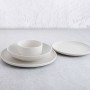 Assiette plate Bidasoa Fosil Blanc Céramique 21,3 x 21,2 x 2,2 cm (8 Unités)