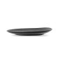 Assiette plate Bidasoa Fosil Noir Céramique Carré 21,1 x 20,3 x 2,3 cm (9 Unités)