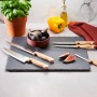 Cuchillo para Chuletas Richardson Sheffield Artisan Negro Madera Metal Acero Inoxidable 11 cm (6 Unidades)