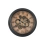Horloge Murale Home ESPRIT Noir Doré Naturel Verre Fer Vintage 67 x 9 x 67 cm