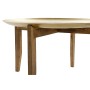 Mesa de Centro Home ESPRIT Dorado Natural Latón Madera de mango 75 x 75 x 44 cm