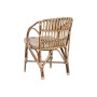 Chaise de jardin Home ESPRIT Bambou Rotin 58 x 65 x 85 cm