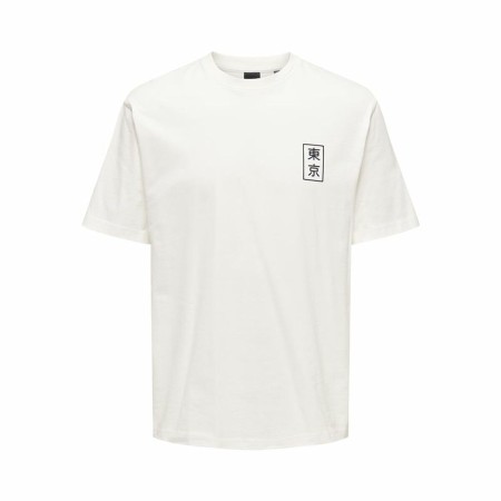 Camiseta de Manga Corta Hombre Only & Sons Onskace Rlx Blanco