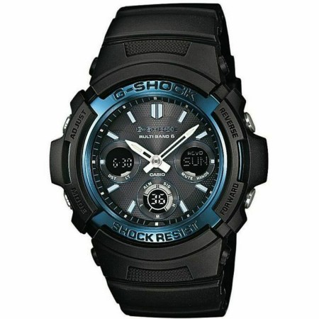 Montre Homme Casio G-Shock AWG-M100A-1A Bleu Noir