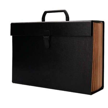 Carpeta Clasificadora Liderpapel MF01 Negro