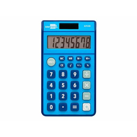 Calculadora Liderpapel XF09 Azul