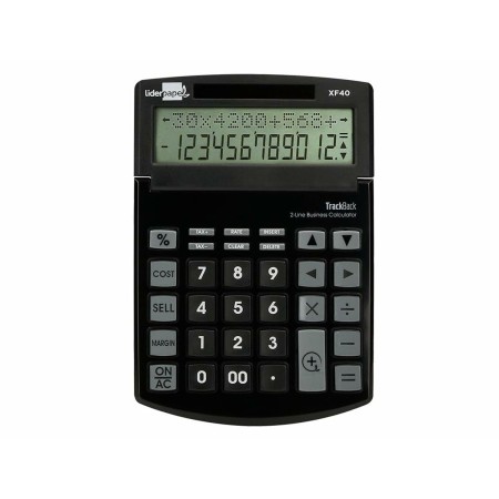 Calculadora Liderpapel XF40 Negro