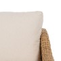 Canapé de jardin Naturel Bois de manguier Foam Fibre naturelle 141 x 86 x 62 cm
