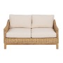 Canapé de jardin Naturel Bois de manguier Foam Fibre naturelle 141 x 86 x 62 cm