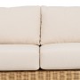 Canapé de jardin Naturel Bois de manguier Foam Fibre naturelle 198 x 88 x 67 cm