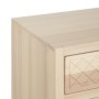 Table de Nuit MARIE Naturel Bois de peuplier 42 x 40 x 70 cm