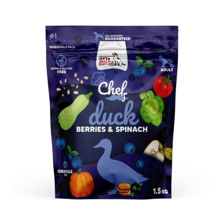 Pienso SYTA MICHA Chef Frutos del bosque Pato Espinacas 1,5 Kg