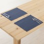 Set de table Belum Bleu 45 x 35 cm 2 Unités