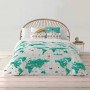 Housse de Couette Kids&Cotton Mapamundi 140 x 200 cm Mappemonde