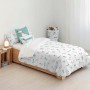 Parure de couette Kids&Cotton Huali Small Bleu 155 x 220 cm