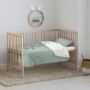 Parure de couette Kids&Cotton Italo Big Menthe 100 x 120 cm