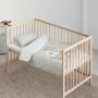 Parure de couette Kids&Cotton Kenai Big Beige 100 x 120 cm