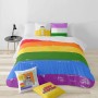 Housse de Couette Decolores Pride 62 Multicouleur 220 x 220 cm