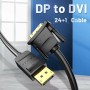 Adaptador DisplayPort a DVI Vention HAFBG Negro 1,5 m